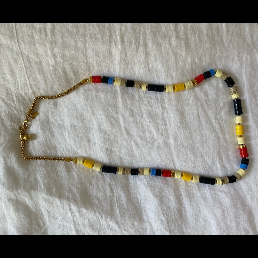Kate Spade multicolor flatbead necklace - Picture 2 of 6